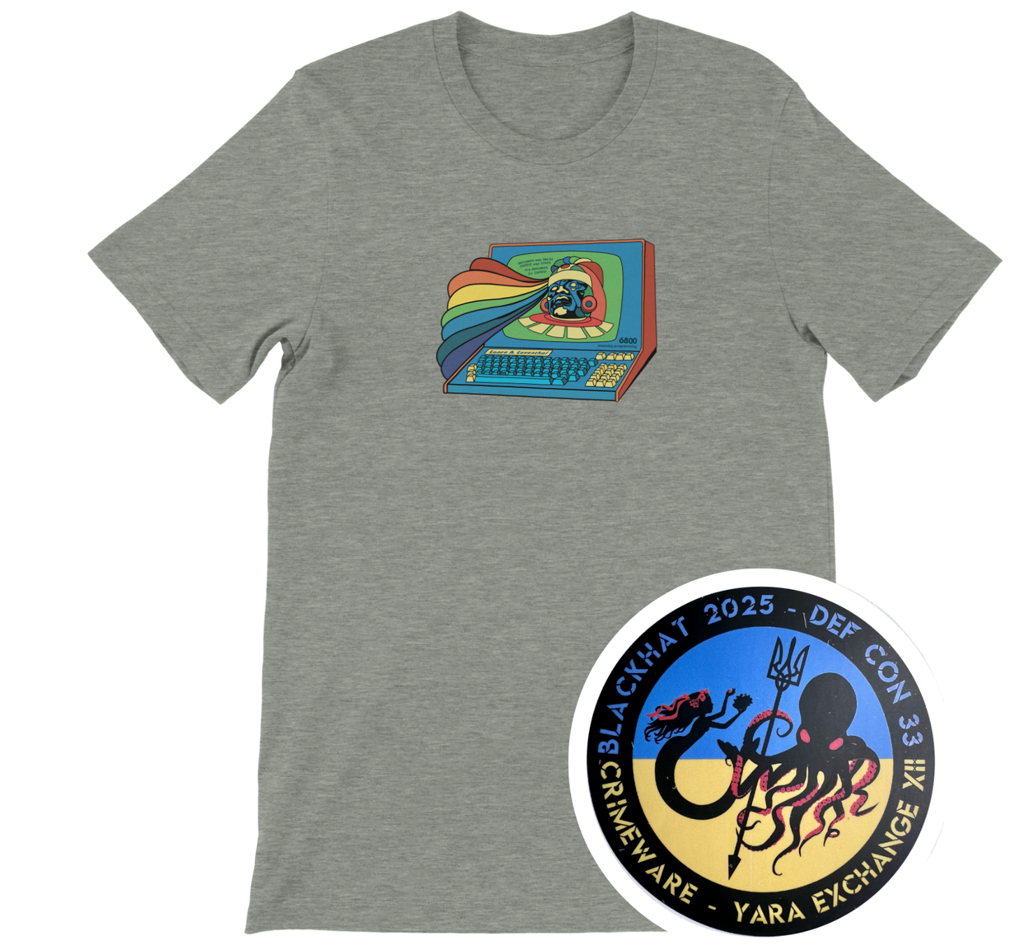 Assembly Programming T-Shirt + Sticker (U.S. Shipping)