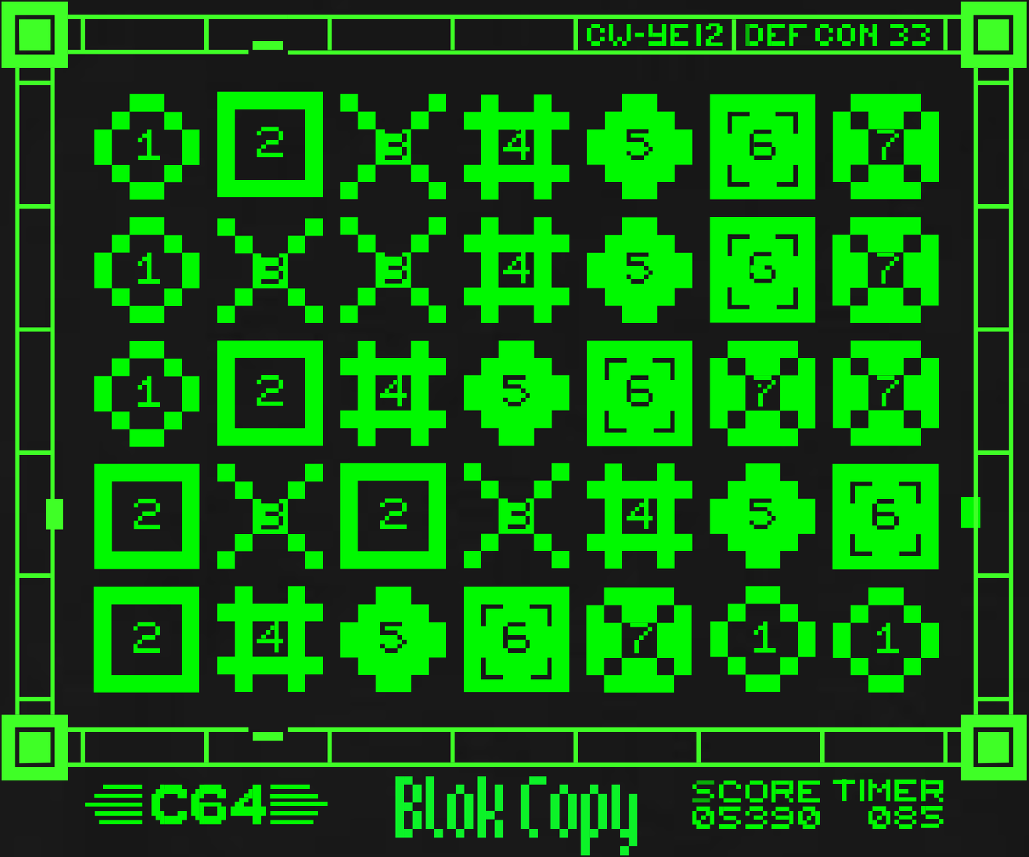 Blokcopy - C64 Puzzle T-Shirt