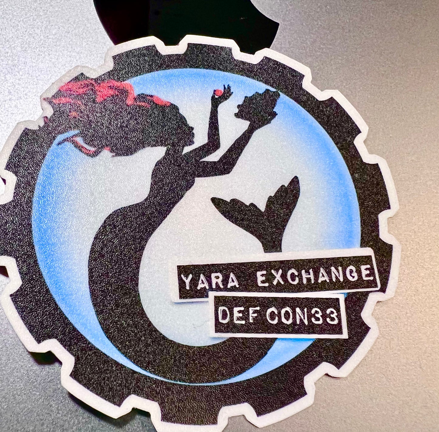 Sticker YE Die Cut Vinyl 2.8"