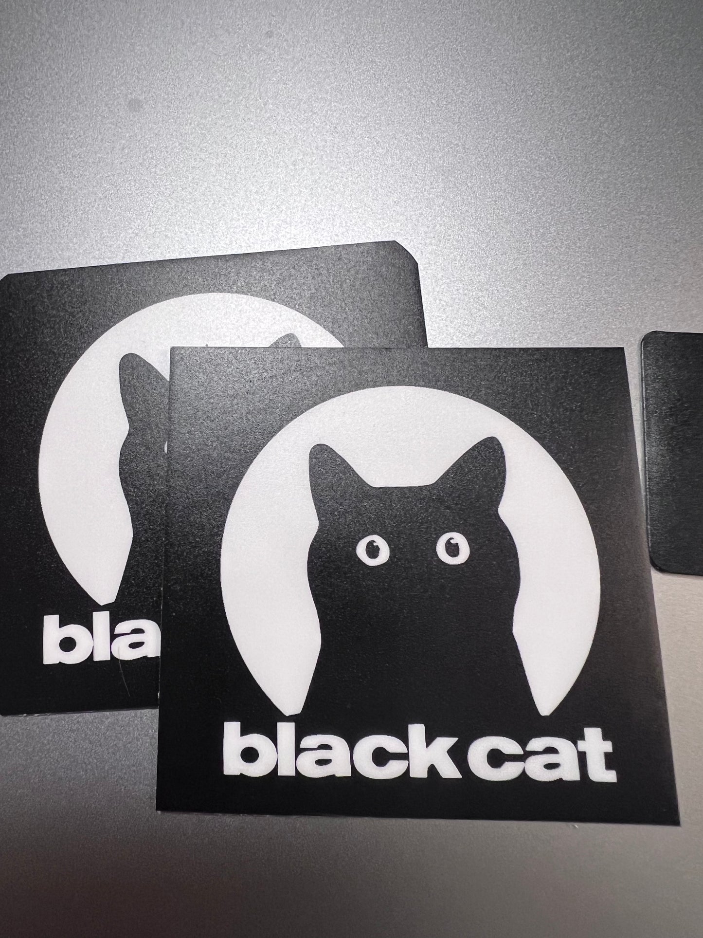Sticker Blackcat Square 2.5" x 2.5" Vinyl