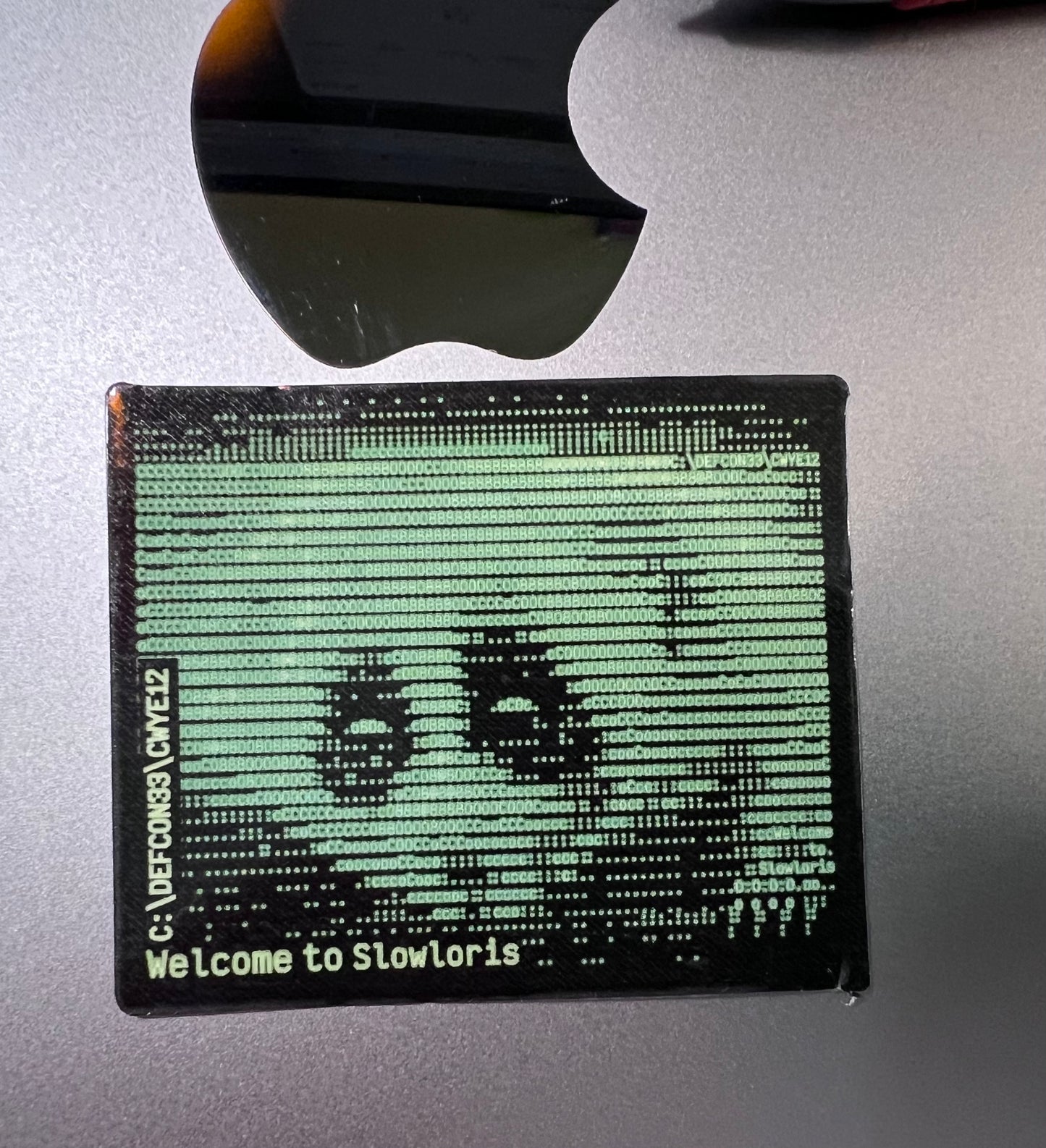 Sticker DDoS Slow Loris 2.4" x 2" Vinyl