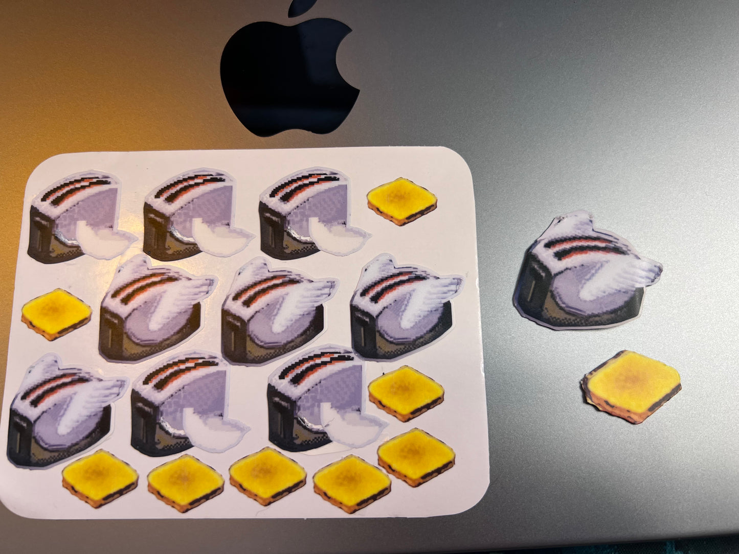 Sticker Sheet "After Dark" (9x1.2" toasters + 8x0.8 toasts)