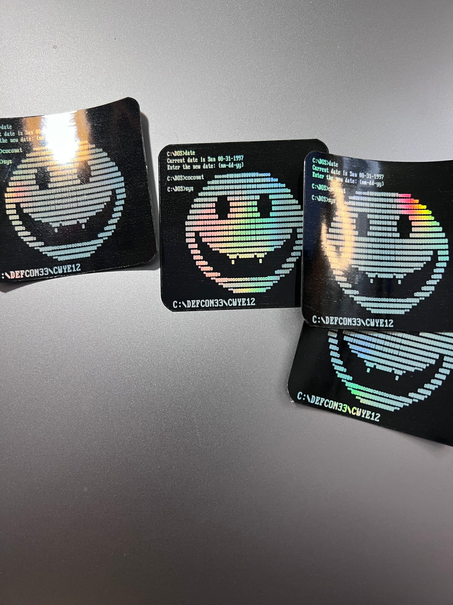 Sticker Coconut virus 2.5" x 2.5" Vinyl