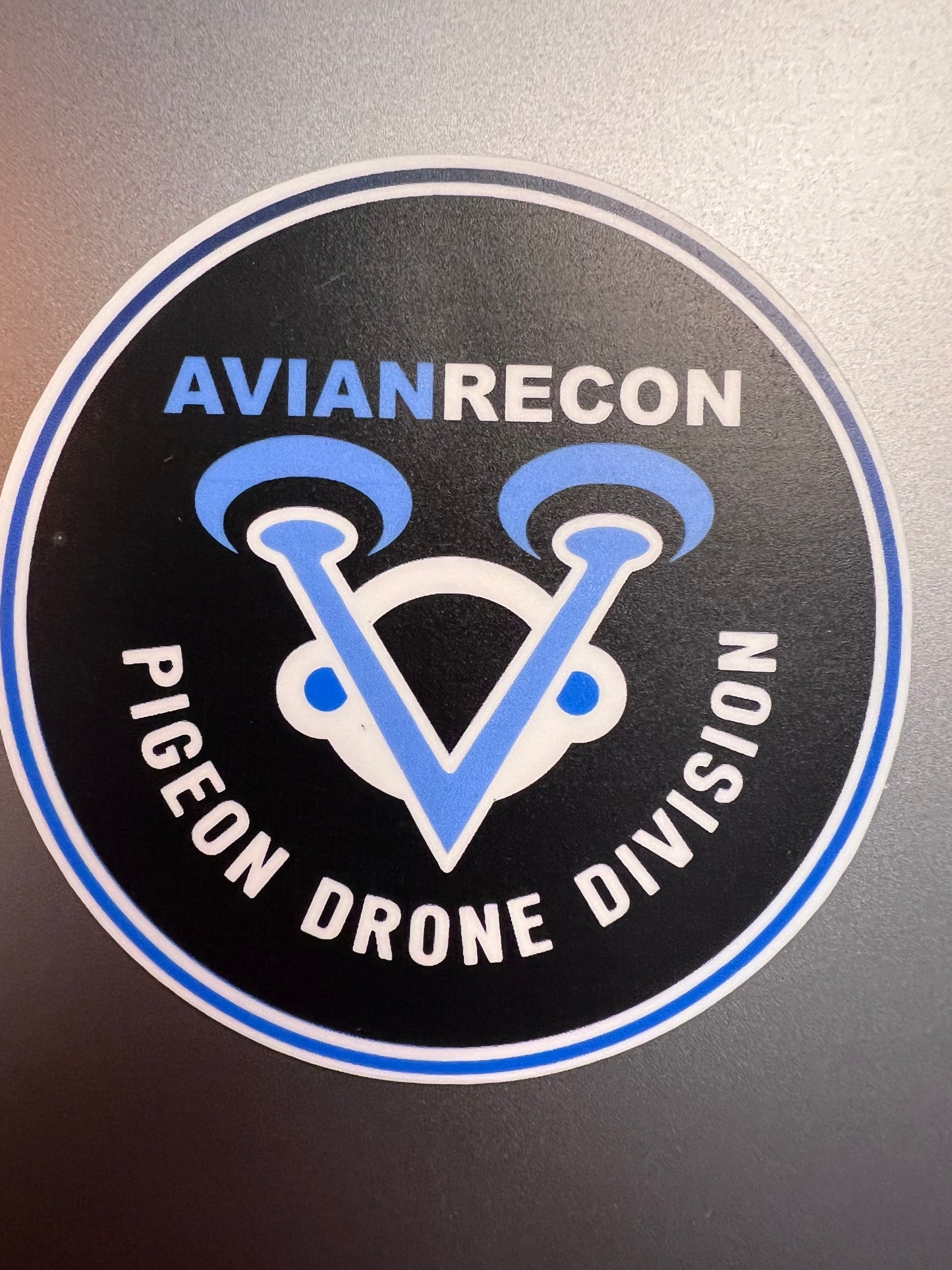 Sticker AVIANRECON Pigeon Drone Division - Vinyl 2.5"