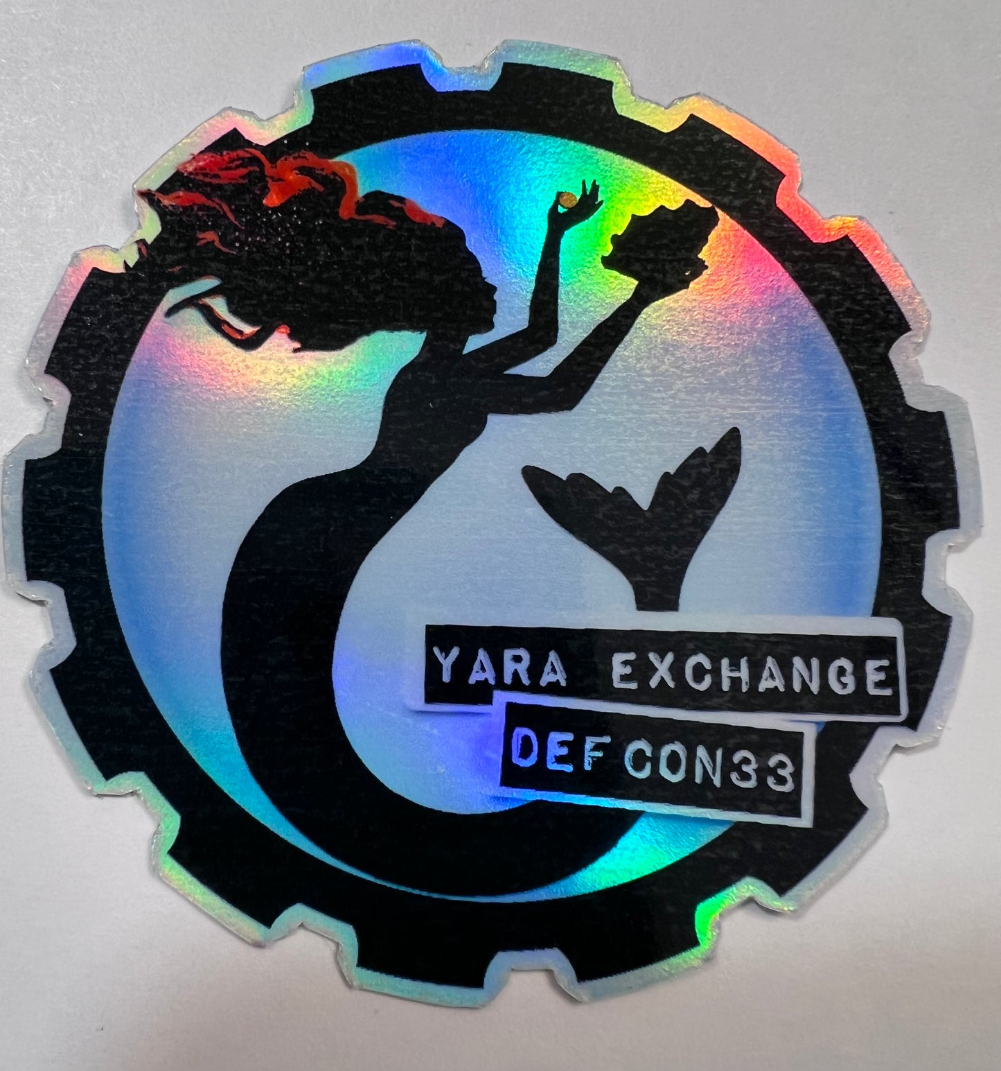 Sticker YE Die Cut Vinyl 2.8"