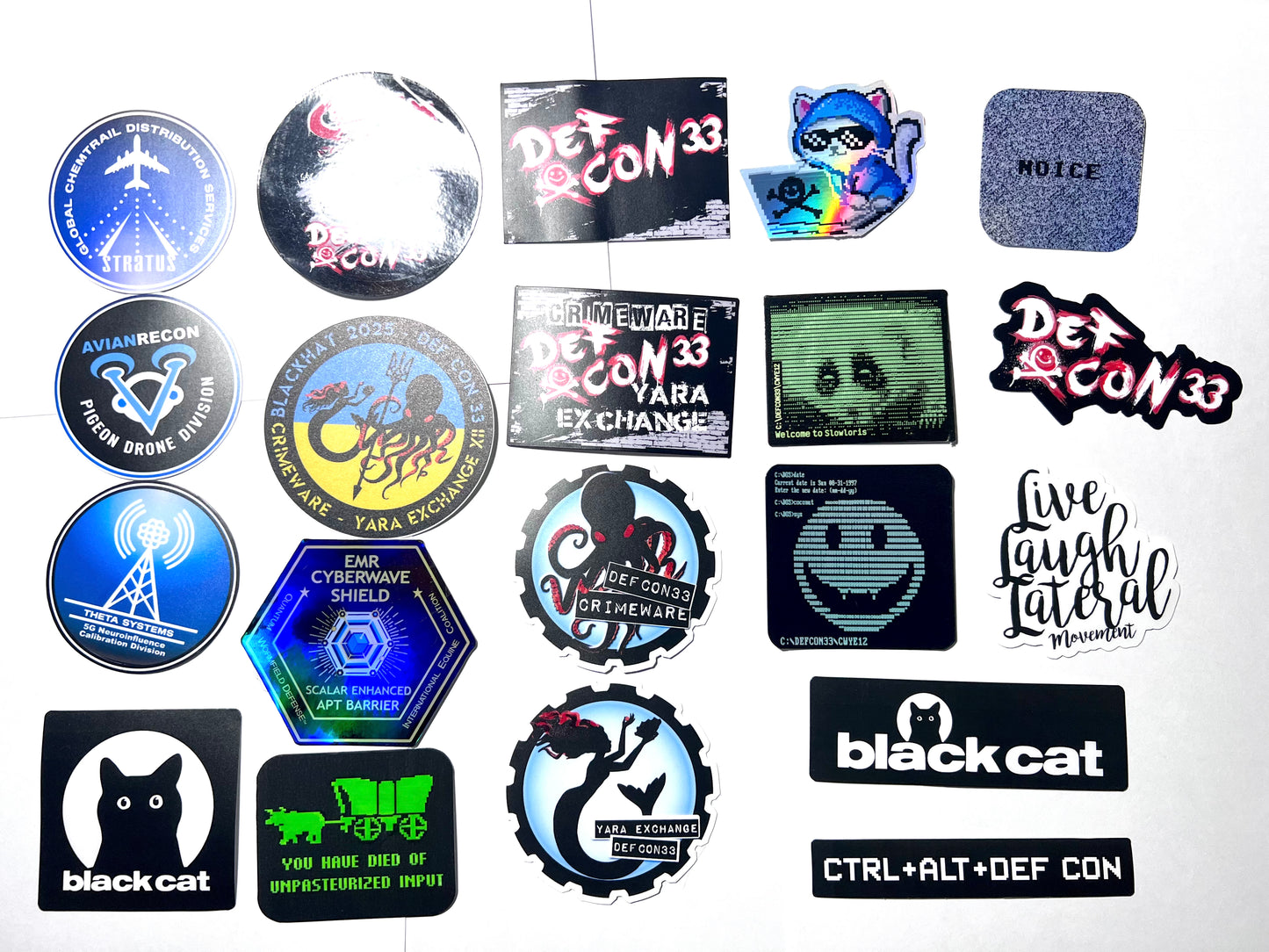 20 Stickers pack