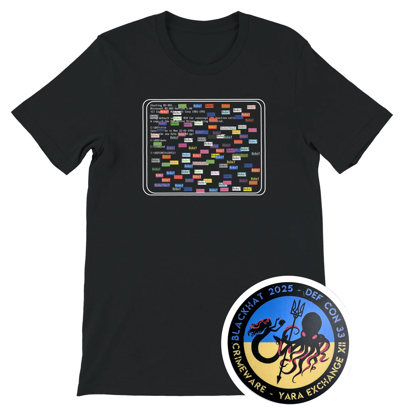 Kuku Virus Payload T-Shirt + Sticker (U.S. Shipping)