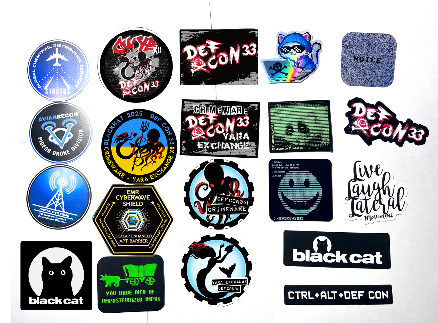 20 Stickers pack