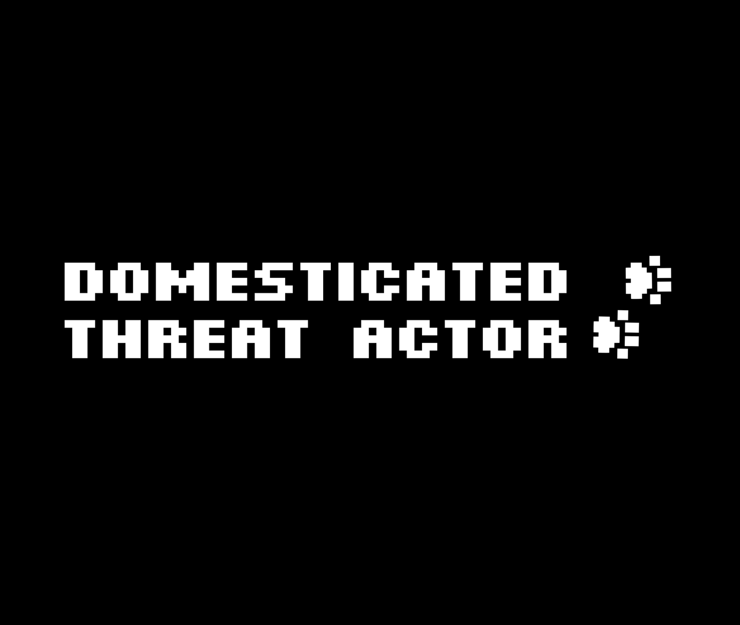 Domesticated Threat Actor 🐾 T-shirt (low key)