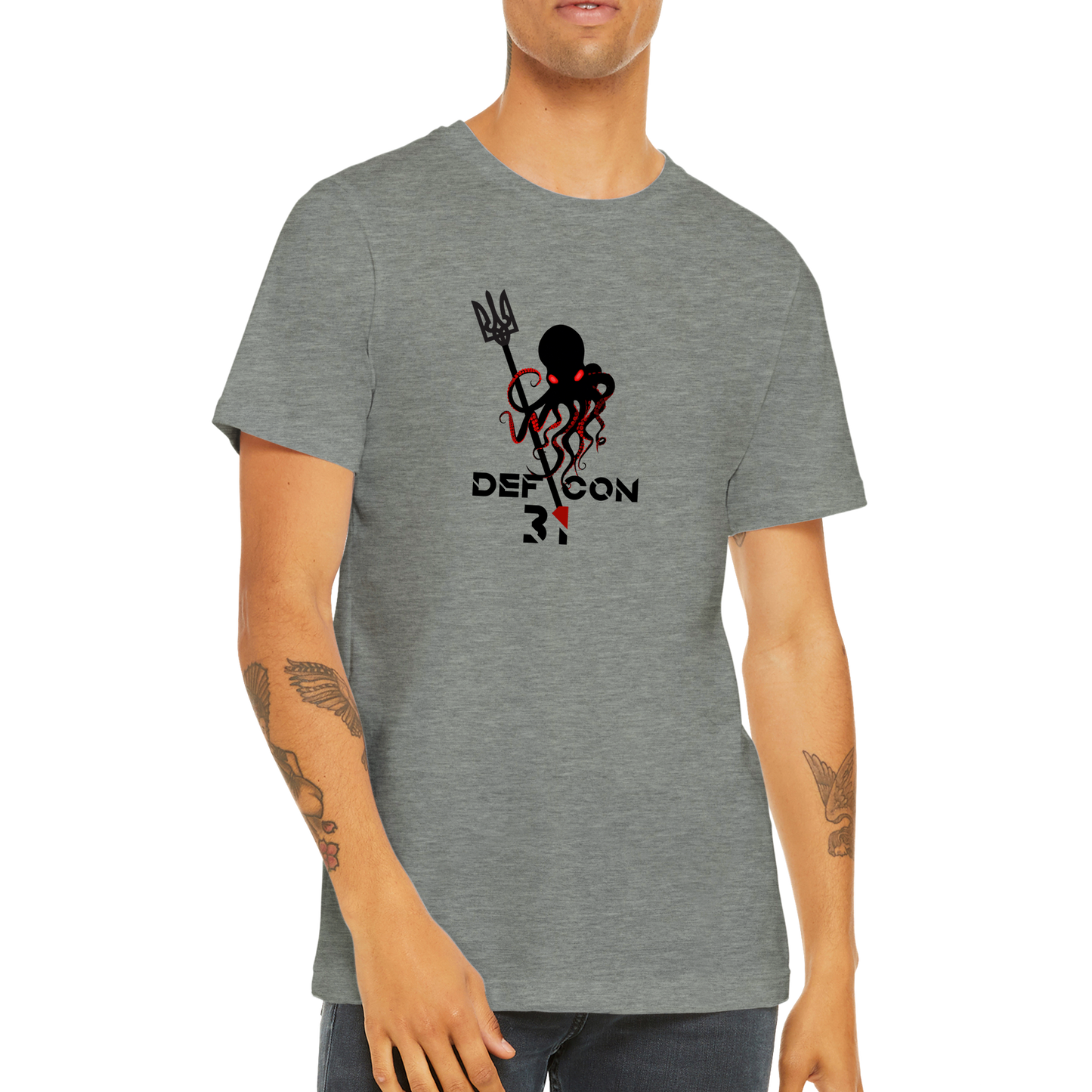 2023 DEFCON 31 Ukraine T-Shirt - Unisex Extra Soft (BC2022F-1243-1644)