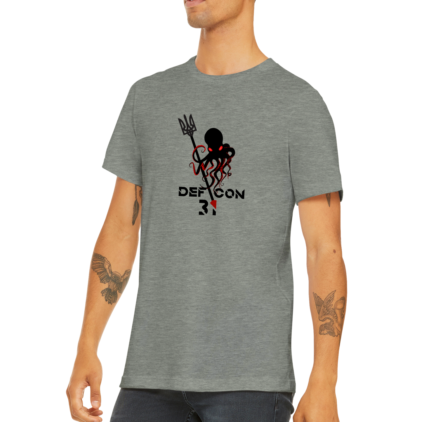 2023 DEFCON 31 Ukraine T-Shirt - Unisex Extra Soft (BC2022F-1243-1644)