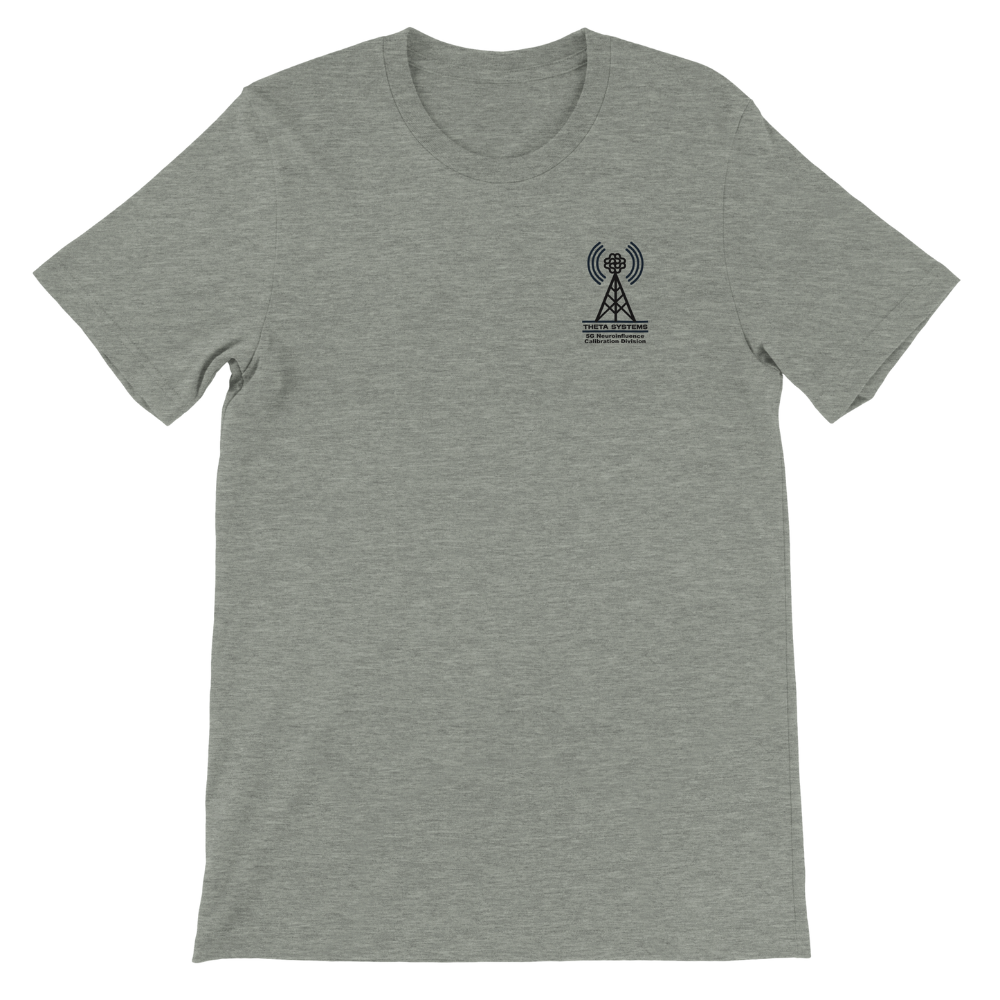 THETA System NCD (5G Neuroinfluence Calibration Division) Uniform T-Shirt + Sticker (U.S. Shipping)