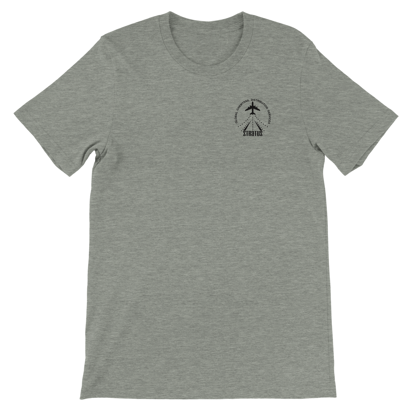 STRATUS GCDS (Global Chemtrail Distribution Services) Uniform T-Shirt + Sticker (U.S. Shipping)