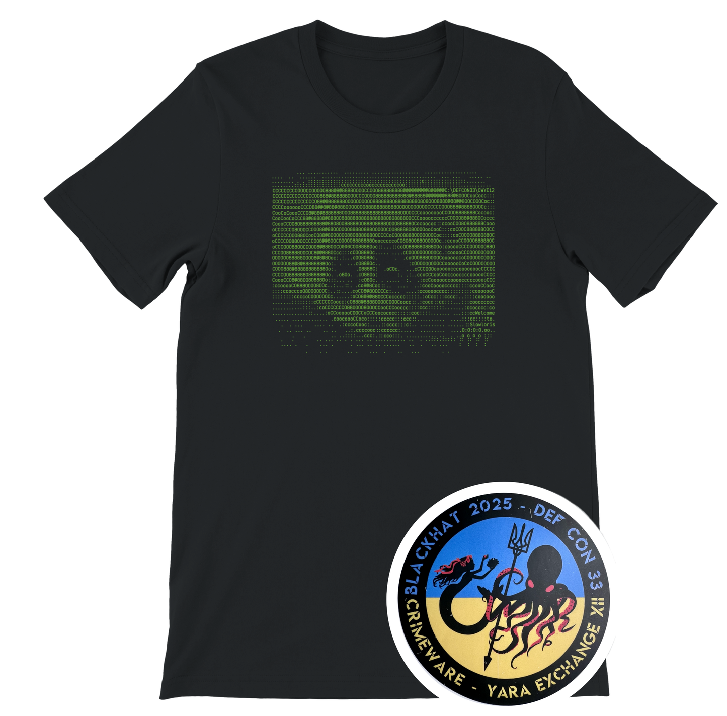 Slowloris DDoS T-Shirt + Sticker (U.S. Shipping)