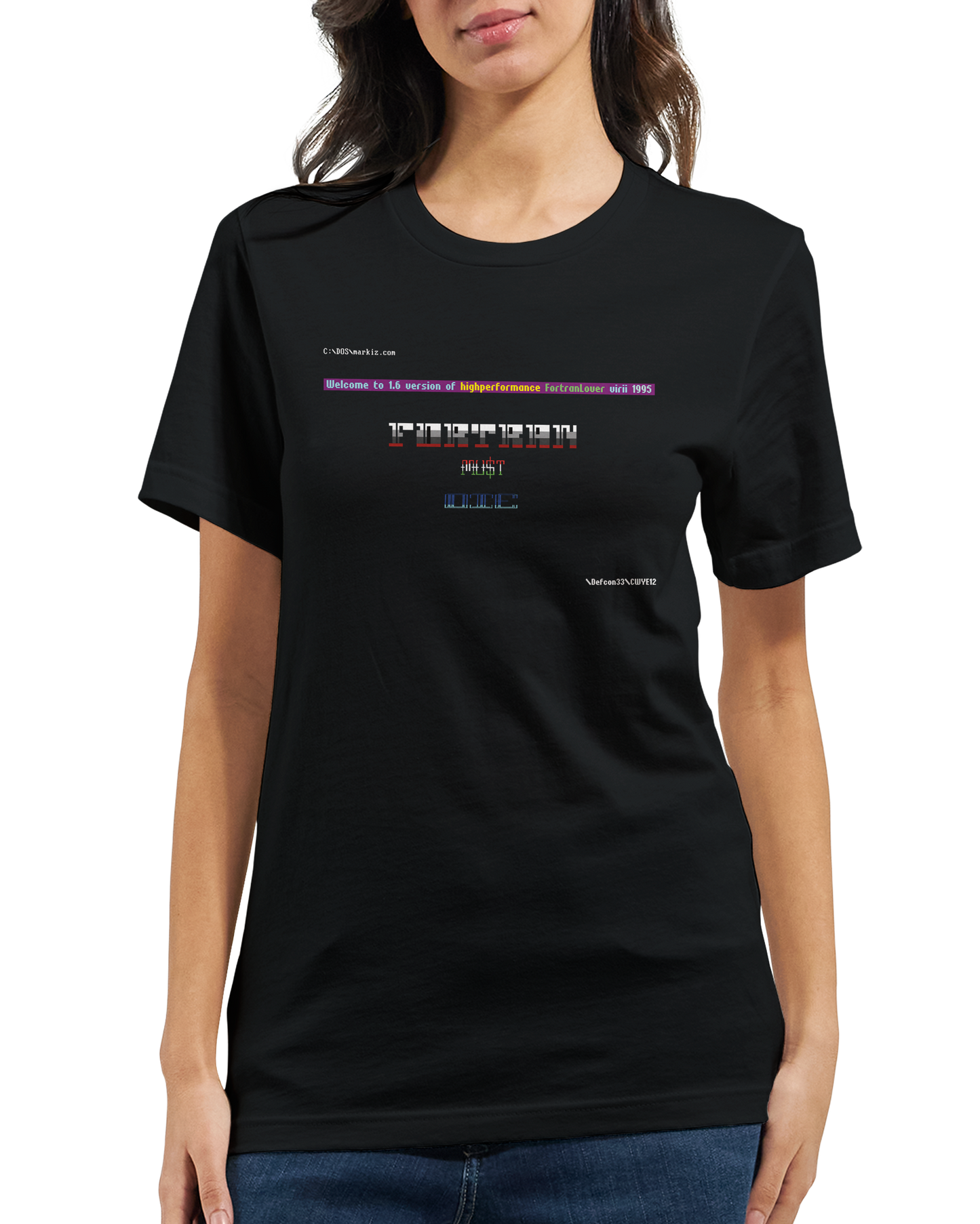 Markiz Virus "FORTRAN Must Die" T-Shirt + Sticker (U.S. Shipping)