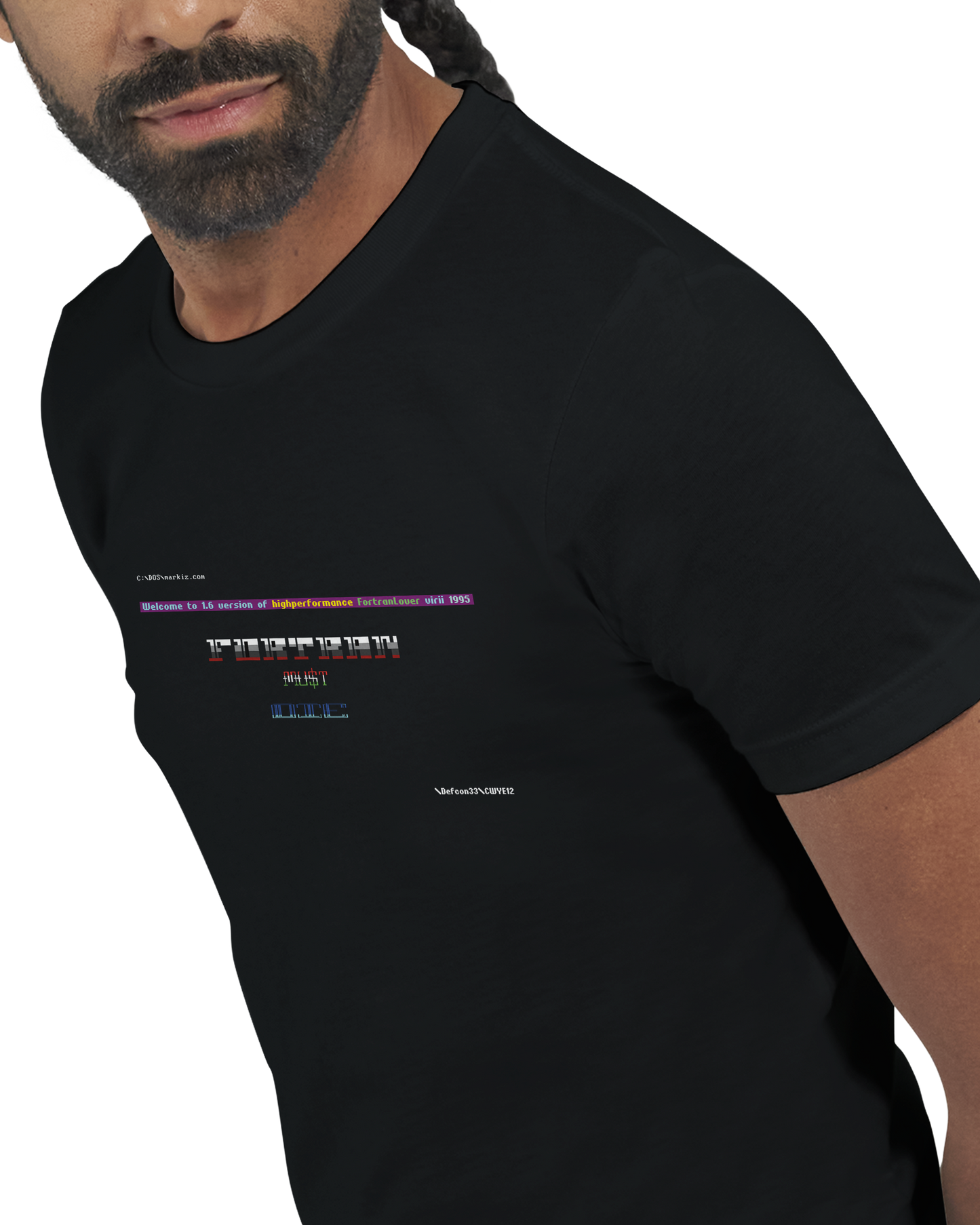 Markiz Virus "FORTRAN Must Die" T-Shirt + Sticker (U.S. Shipping)