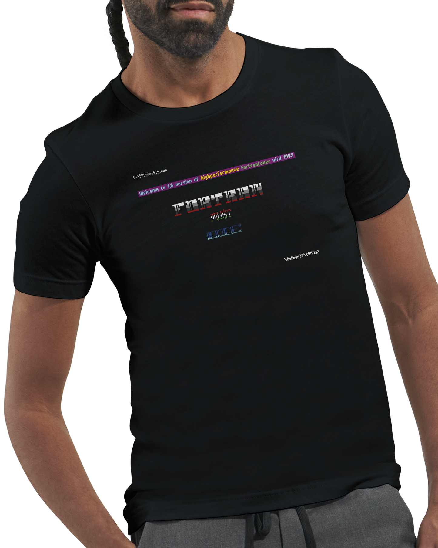 Markiz Virus "FORTRAN Must Die" T-Shirt + Sticker (U.S. Shipping)