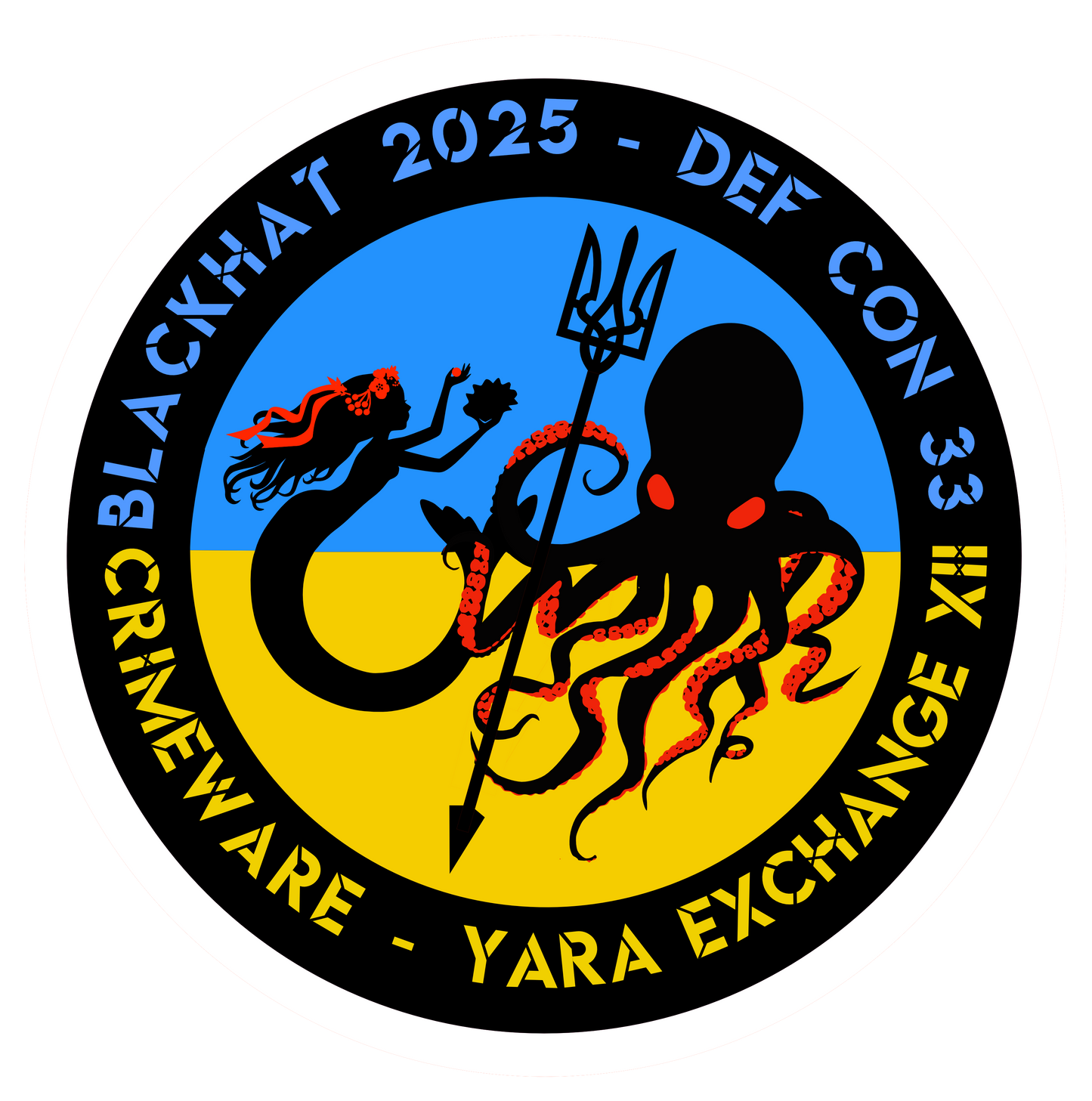Sticker YE Die Cut Vinyl 2.8"