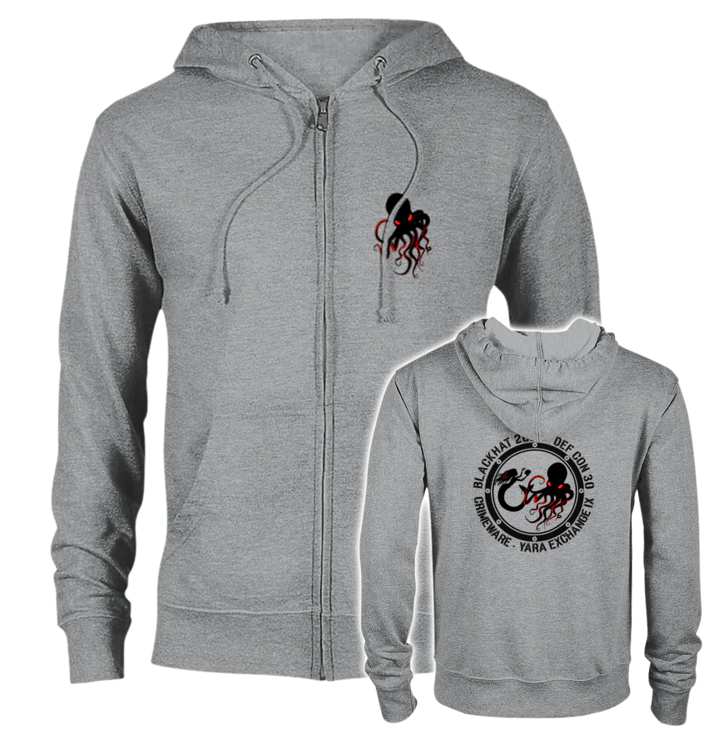 2022 Zip Hoodie - Classic Unisex Front+Back (CZ3599-2810-3090)