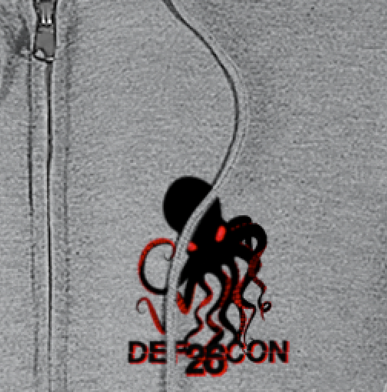 2018 DEFCON26 Small Logo Hoodie - Unisex Zip (DL2899F-2384-2757)