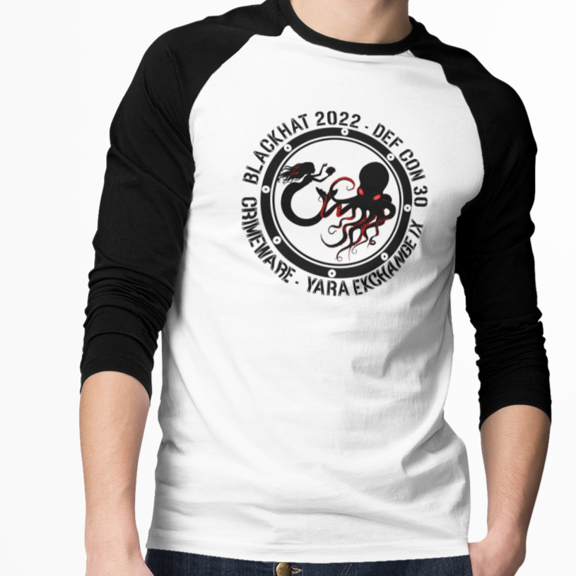 2022 Black Logo T-Shirt - 3/4 Sleeve Unisex Extra Soft (BC2118F-1529-1723)