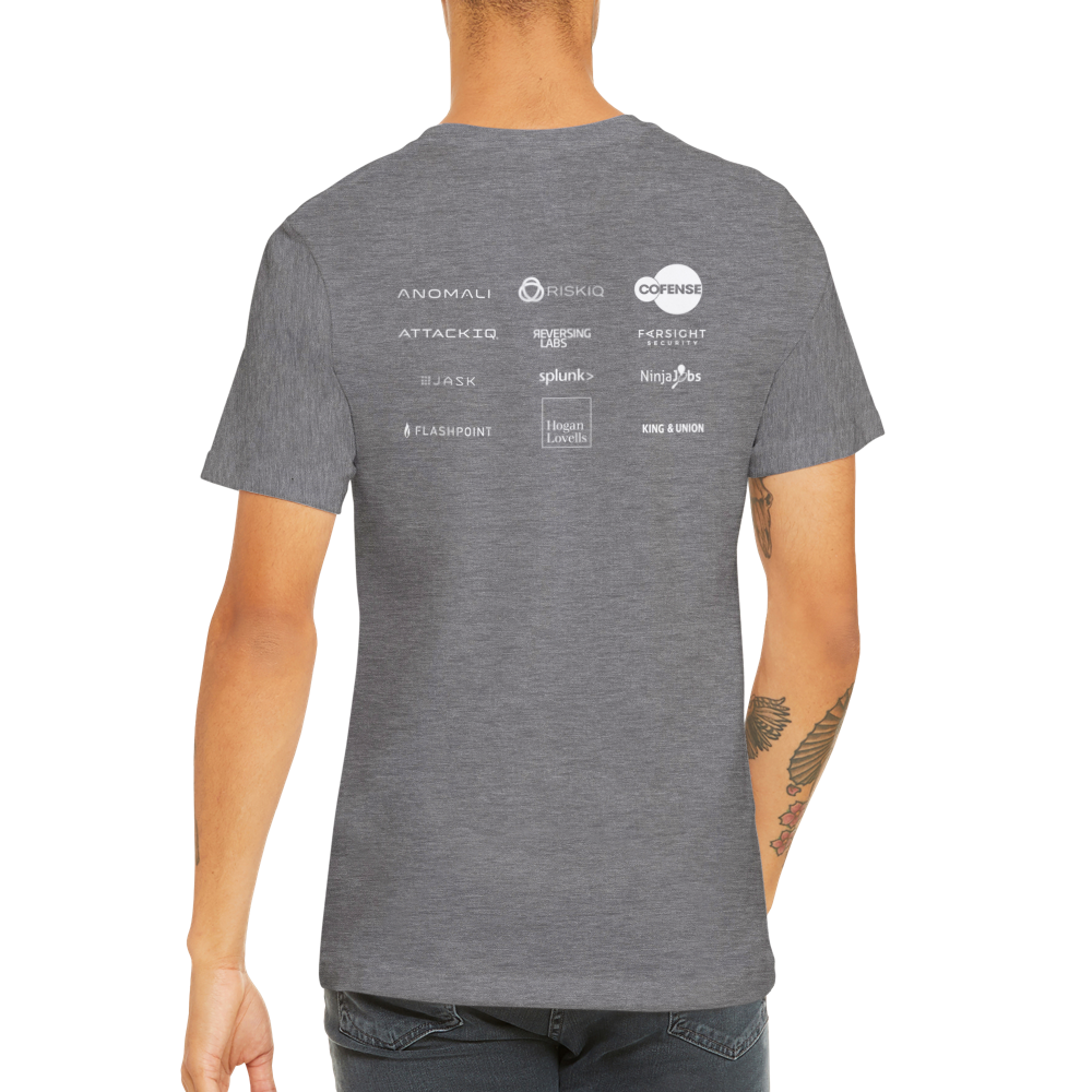 2018 Meetup T-Shirt - Unisex Extra Soft, Front+Back (BC2299FB-1804-1998)