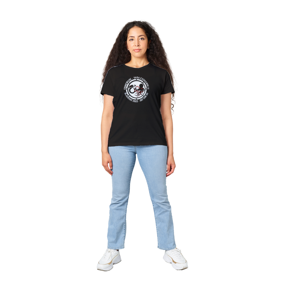 2022 White Logo T-Shirt - Women's Heavyweight Cotton (G1899F-838-1211)