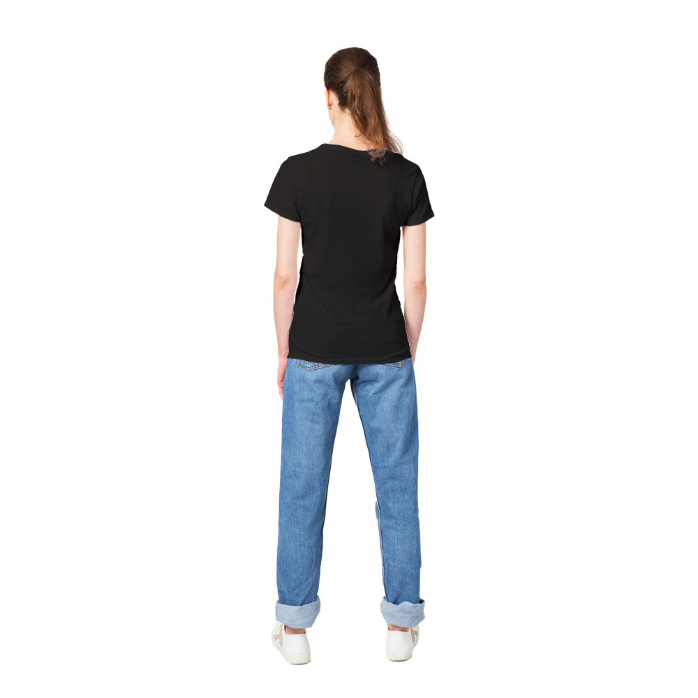 2022 White Logo T-Shirt - Women's Heavyweight Cotton (G1899F-838-1211)