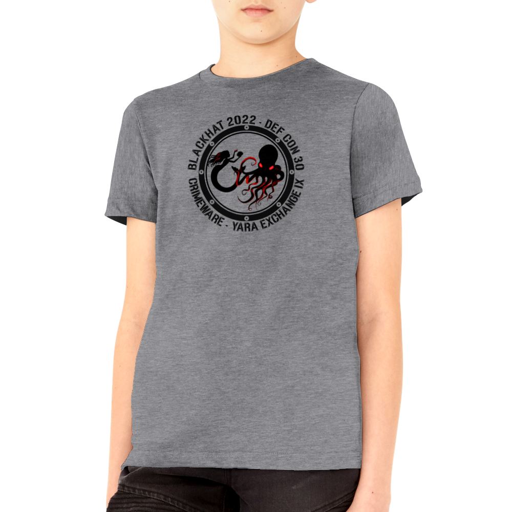 2022 Black Logo T-Shirt Kids' - Extra Soft (BC1399F-1171)