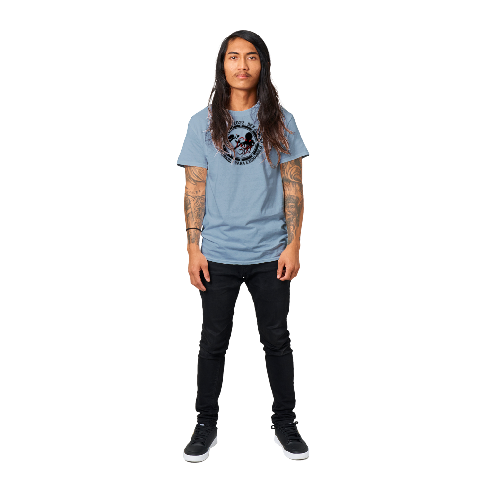 2022 Black Logo T-Shirt - Unisex Heavyweight Cotton (G1899F-838-1211)