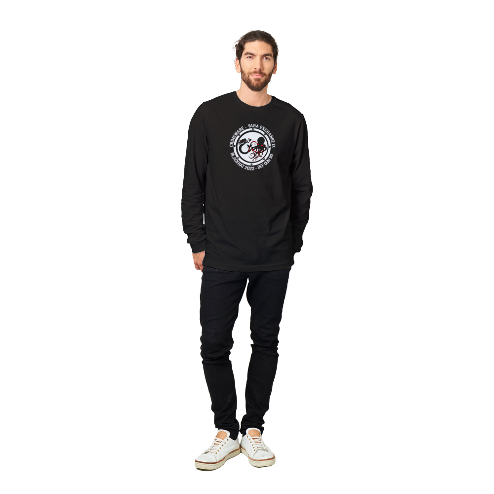 2022 White Logo Long Sleeve T-Shirt - Unisex Extra Soft (LS2268F-1768-1962)