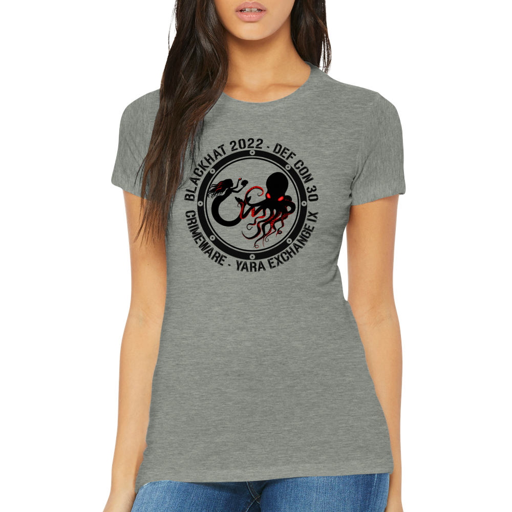 2022 Black Logo T-Shirt - Women's Extra Soft (BC2022F-1243-1437)
