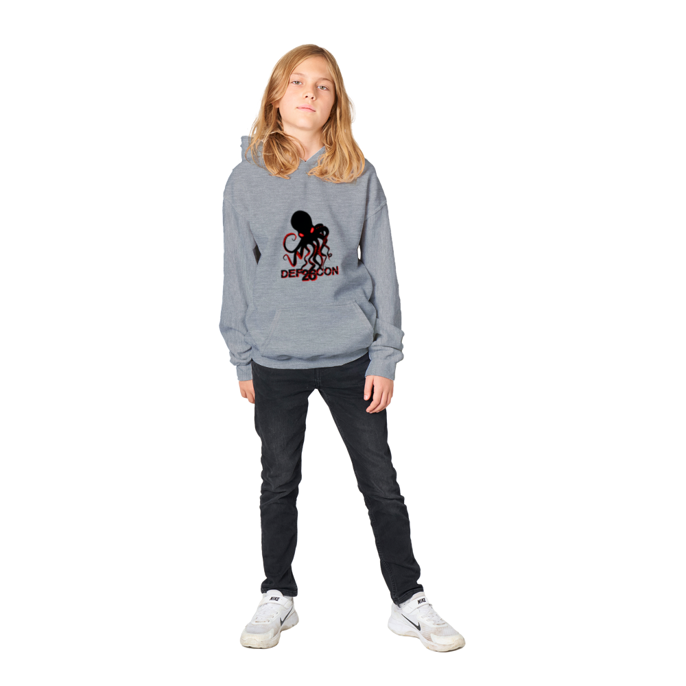 2018 DEFCON26 Hoodie - Kids' & Youth Pullover (G2399F-1777)