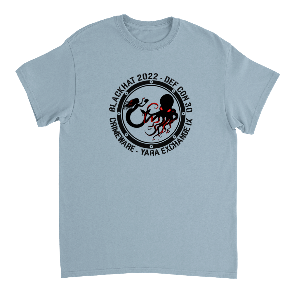 2022 Black Logo T-Shirt - Unisex Heavyweight Cotton (G1899F-838-1211)