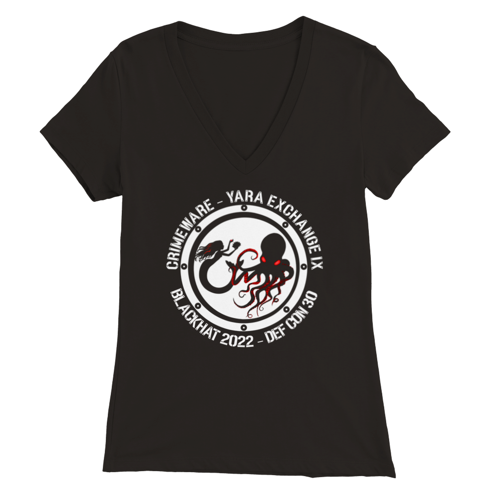 2022 Meetup White Logo V-Neck T-Shirt - Women's Extra Soft (BC2022F-1214-1408)