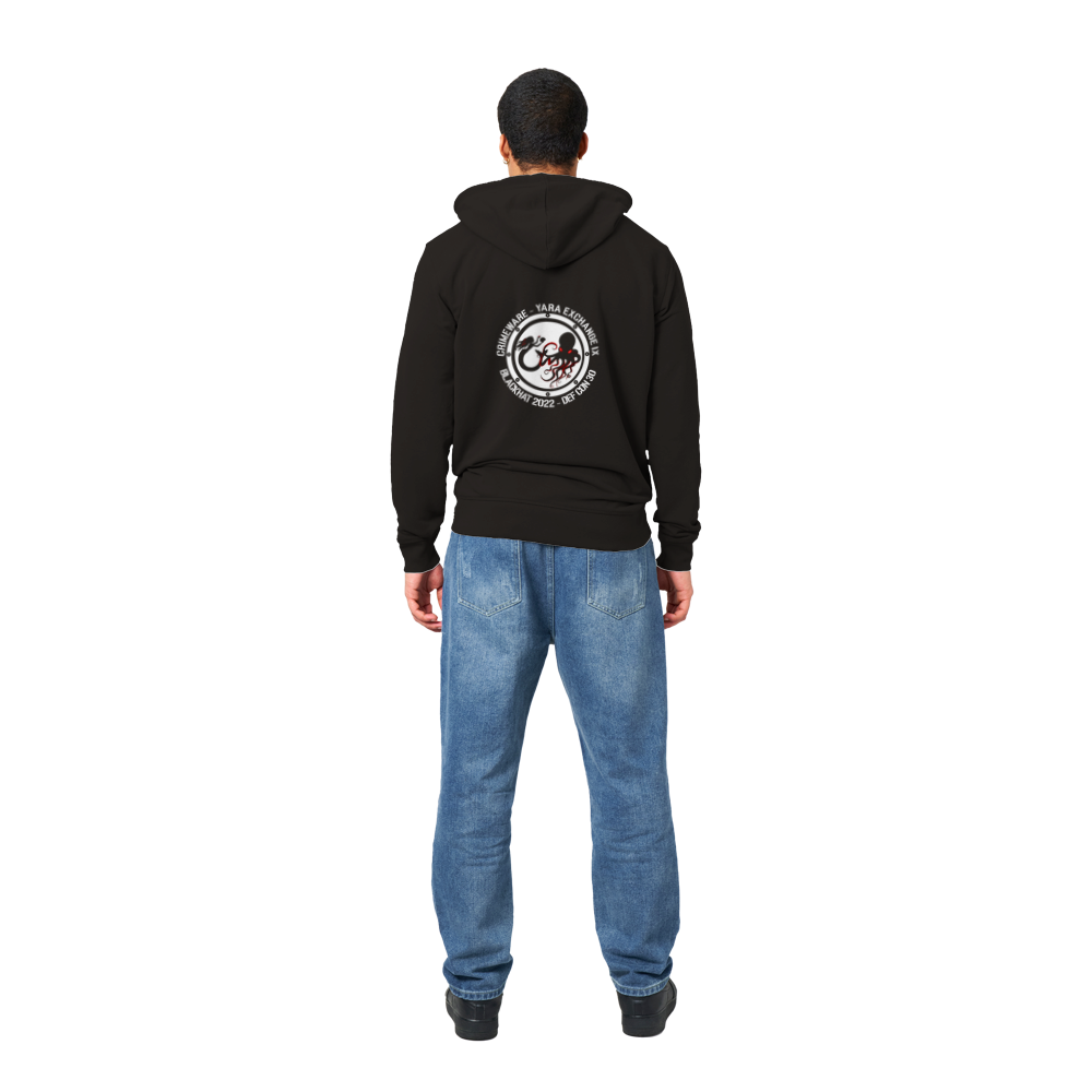 2022 White Logo Zip Hoodie - Unisex Organic (OR3999B-3832-3989)