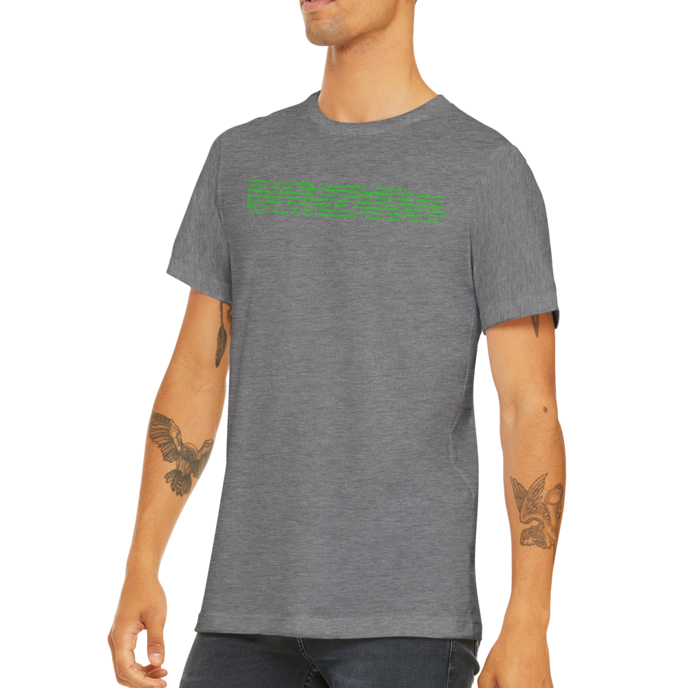2018 Meetup T-Shirt - Unisex Extra Soft, Front+Back (BC2299FB-1804-1998)