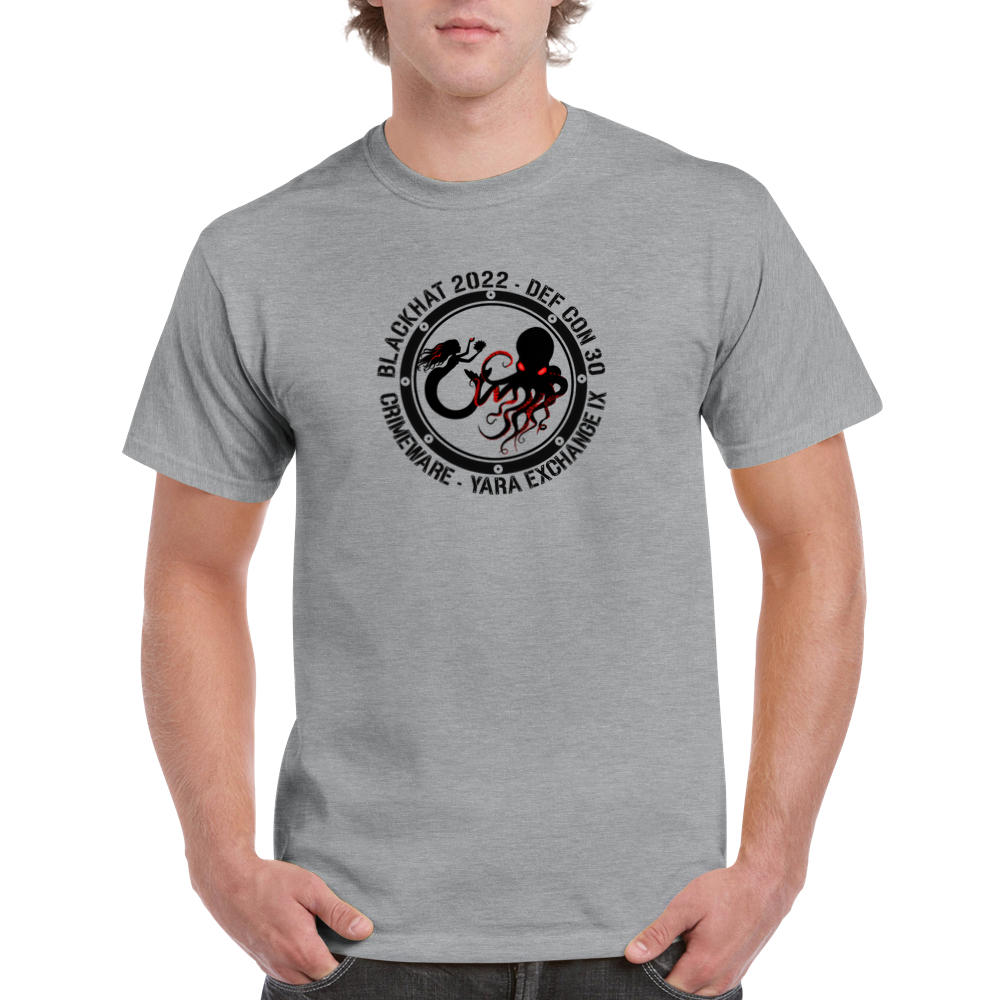2022 Black Logo T-Shirt - Unisex Heavyweight Cotton (G1899F-838-1211)