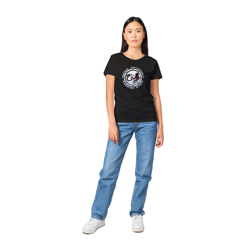 2022 White Logo T-Shirt - Women's Heavyweight Cotton (G1899F-838-1211)