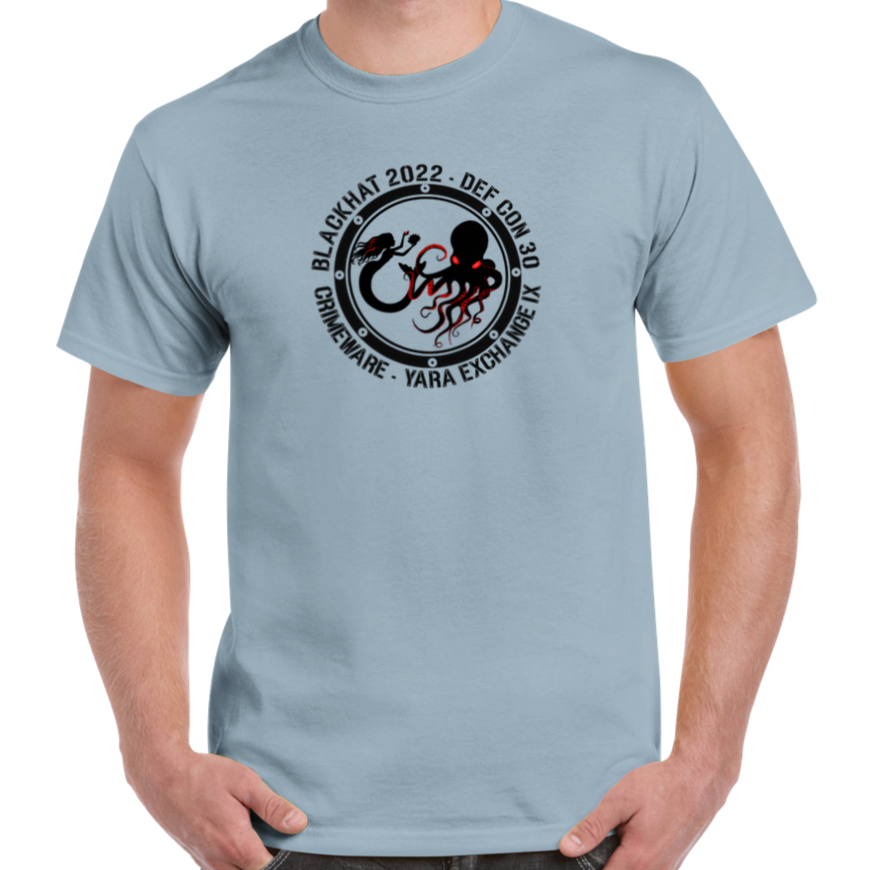 2022 Black Logo T-Shirt - Unisex Heavyweight Cotton (G1899F-838-1211)
