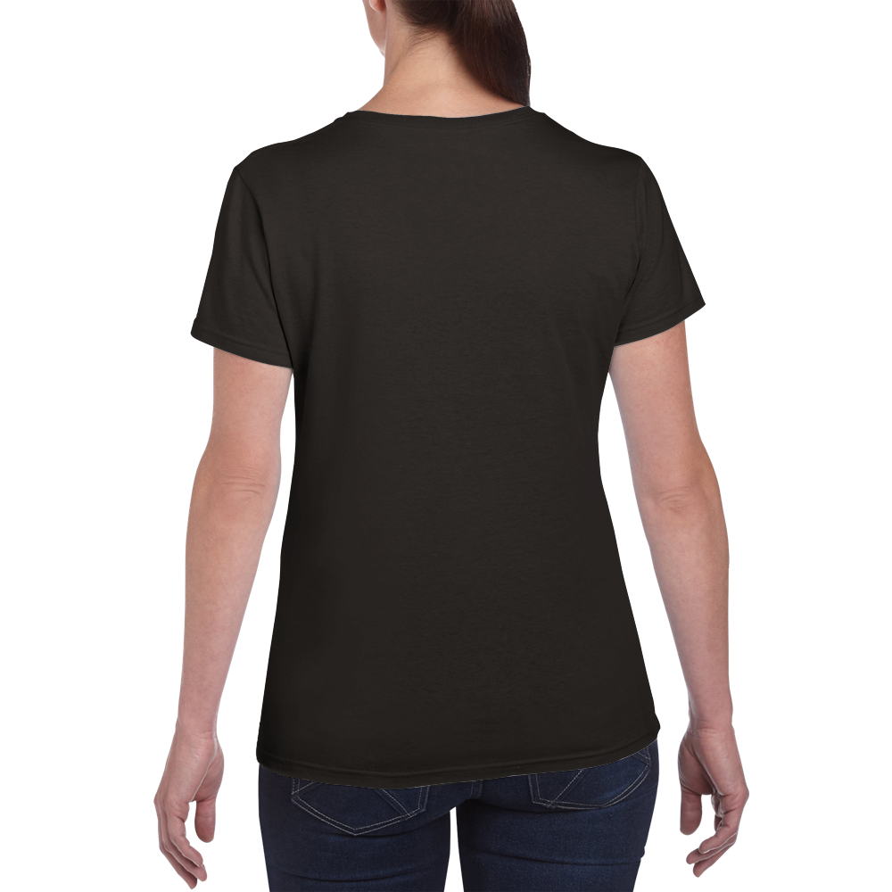 2022 White Logo T-Shirt - Women's Heavyweight Cotton (G1899F-838-1211)