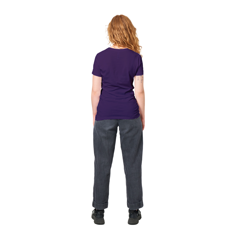 2022 White Logo T-shirt - Women's Extra Soft (BC2022F-1243-1437)