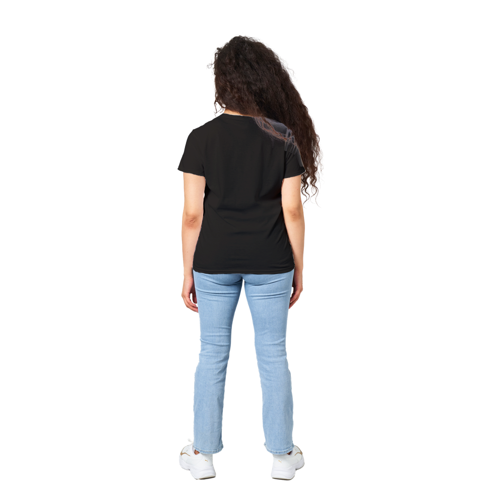 2022 White Logo T-Shirt - Women's Heavyweight Cotton (G1899F-838-1211)