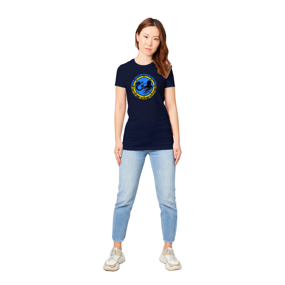 2022 Unite 🇺🇦 Ukraine T-shirt - Women's Extra Soft (BC2022F-1243-1437)