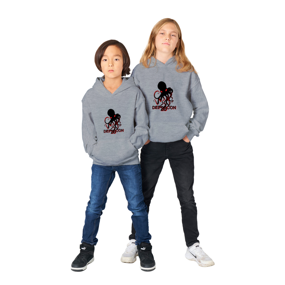 2018 DEFCON26 Hoodie - Kids' & Youth Pullover (G2399F-1777)