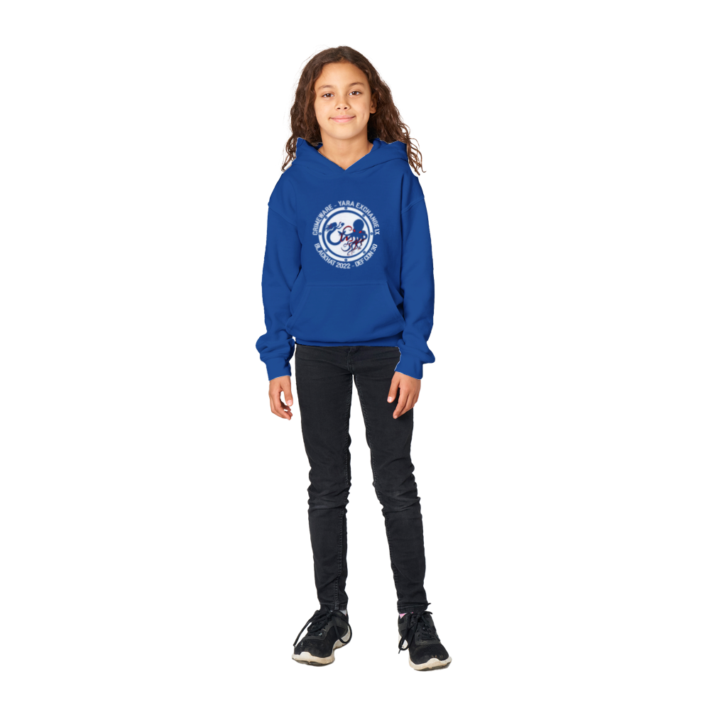 2022 White Logo Pullover Hoodie - Kids & Youth (G2399F-1777)