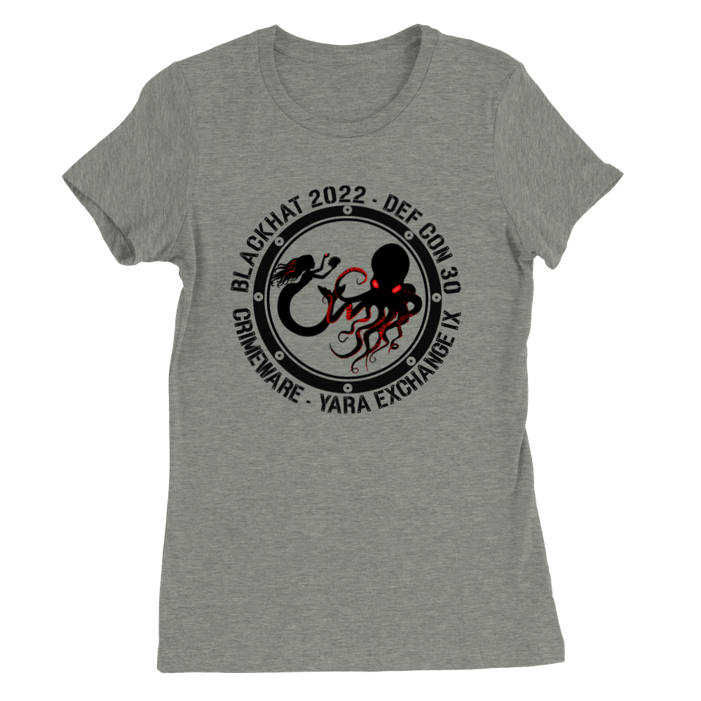2022 Black Logo T-Shirt - Women's Extra Soft (BC2022F-1243-1437)