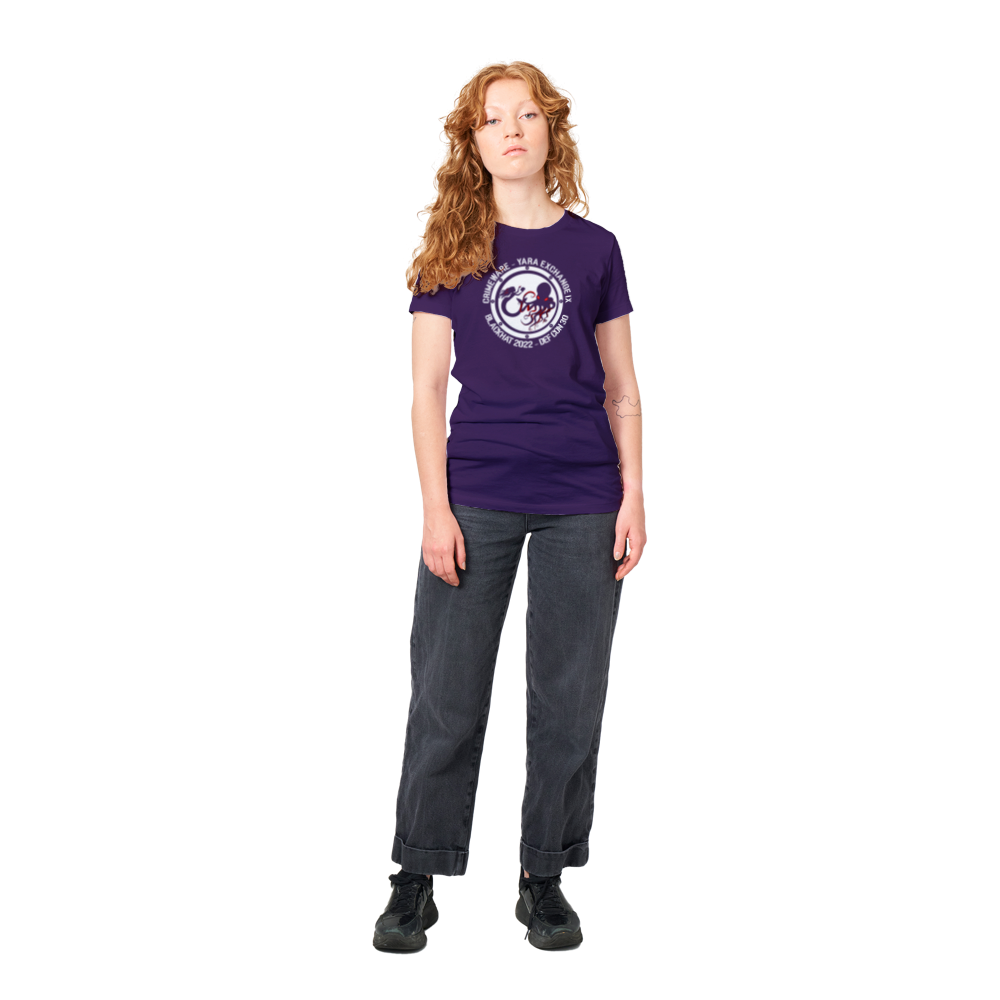 2022 White Logo T-shirt - Women's Extra Soft (BC2022F-1243-1437)