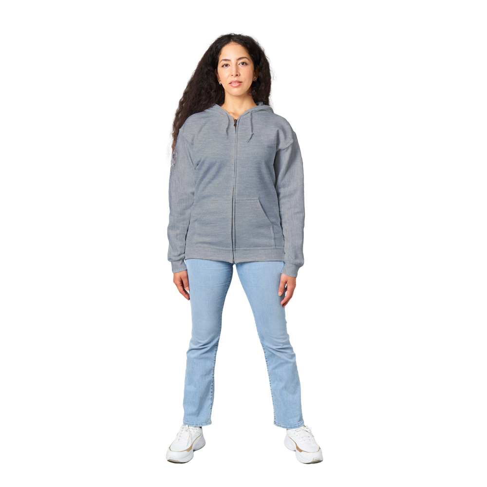 2022 Back Side Black Logo Zip Hoodie - Classic Unisex (CZ3599-2810-3090)