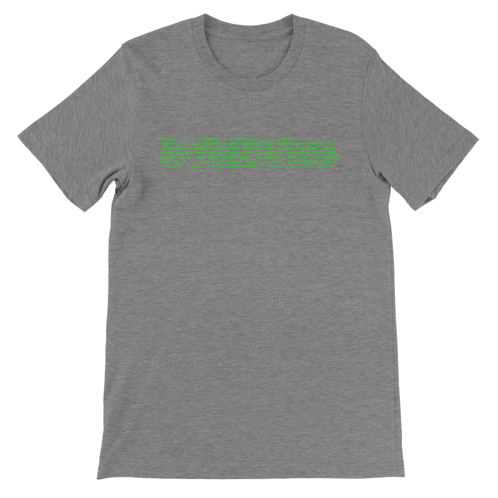 2018 Meetup T-Shirt - Unisex Extra Soft, Front+Back (BC2299FB-1804-1998)